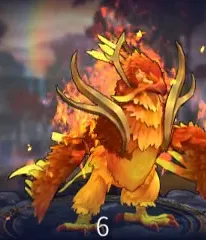 Creature artwork crop associated with the Flaming Phoenix title.
